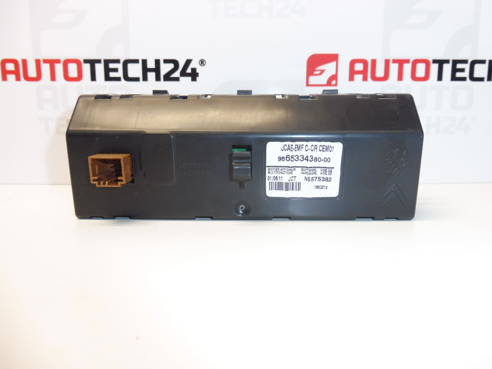 Display rádia počítača Citroen C4 II 9665334380 6155HW – Obrázok 2