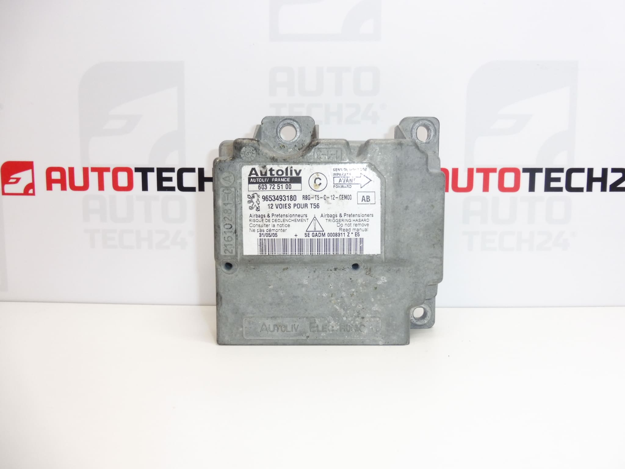 Riadiaca jednotka airbagov Autoliv Peugeot 307 CC 9653493180 6545HG