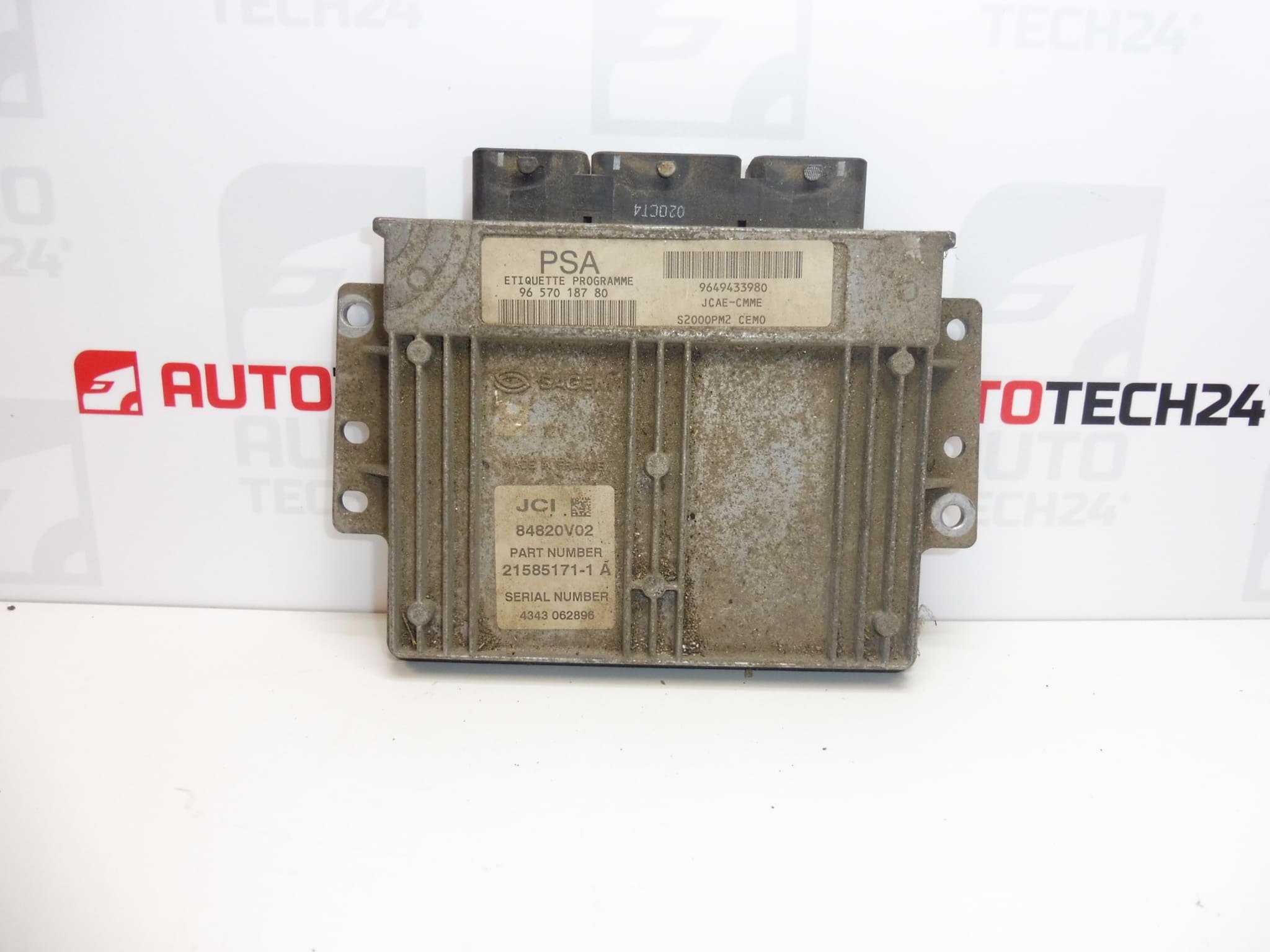 Riadiaca jednotka Sagem S2000PM2 Citroën Peugeot 9657018780 9649433980