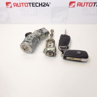 Súprava zámkov a 2 kľúče Citroën C4 B7 4162WH 4162WK